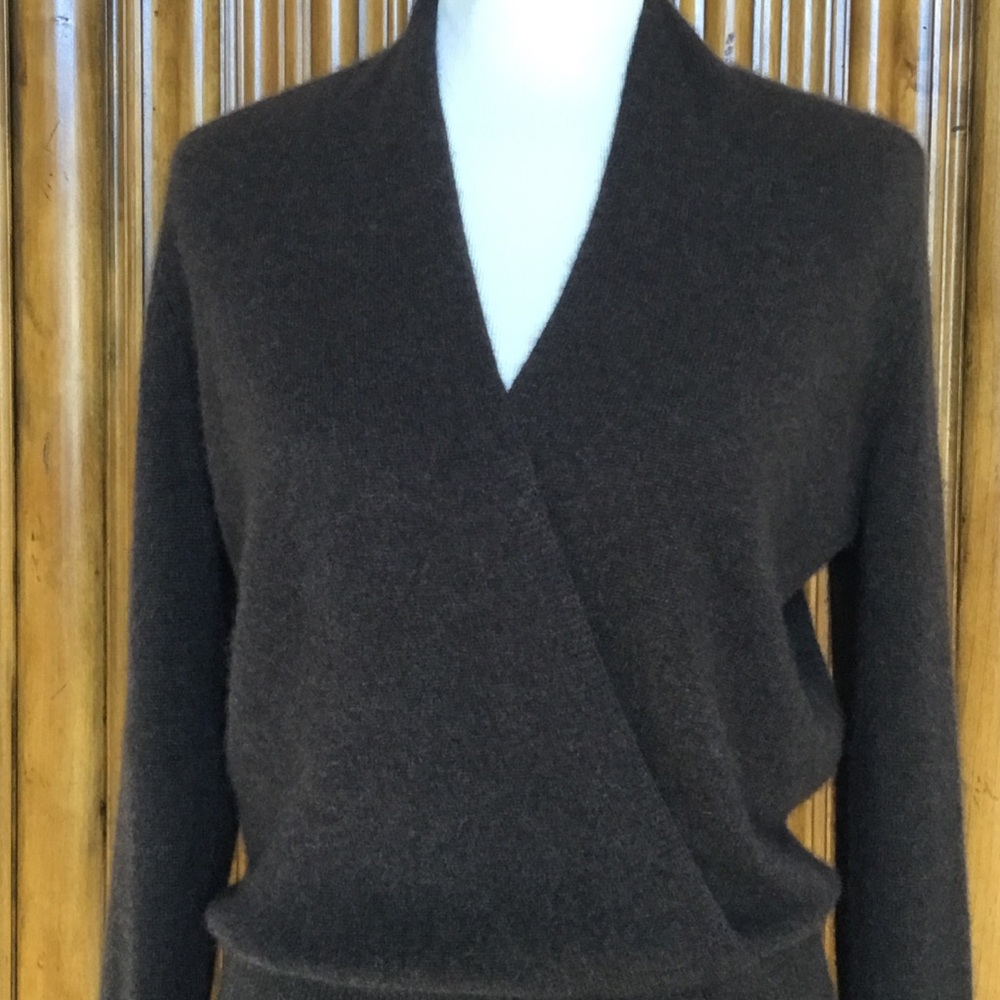 Brochu Walker Phinneas Wrap Cashmere Sweater - Picture 9 of 16